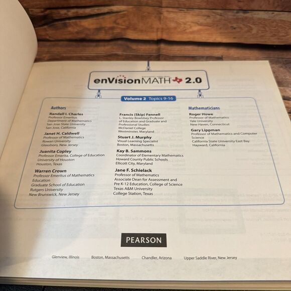 Envision Math 2.0 Volumes 1 & 2 Bundle Pearson Texas Study Books Education Prep - Picture 16 of 16